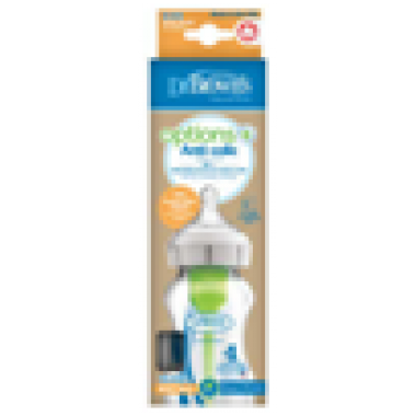 Options+ 仿母乳排氣奶樽 - 玻璃 9oz